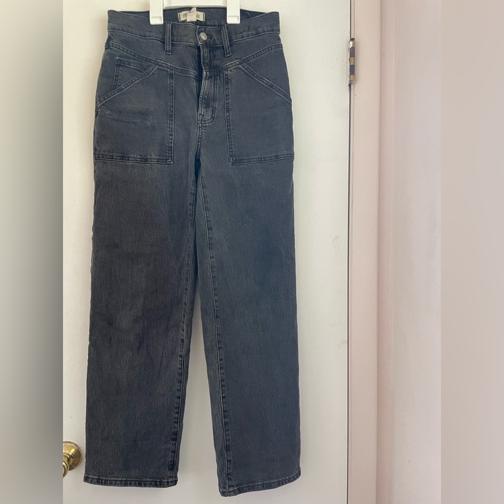 Madewell Perfect Vintage Wide-leg jeans (size 28)